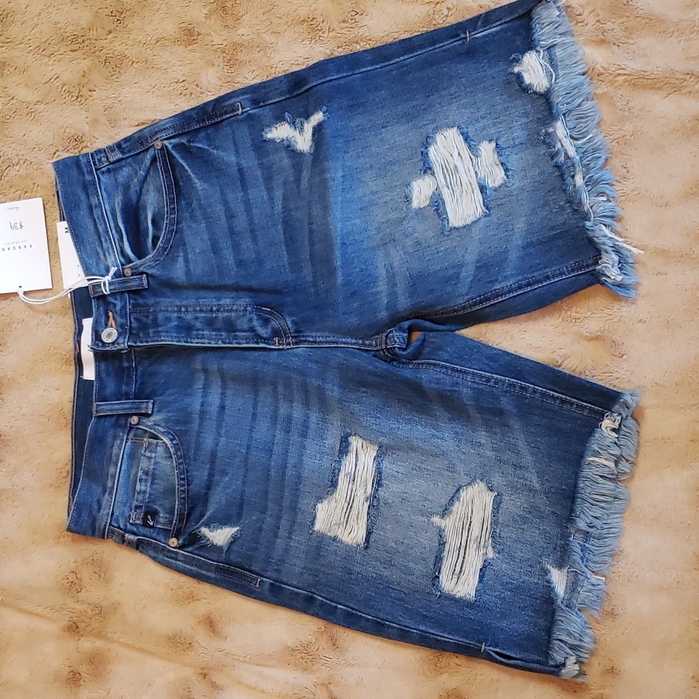 NWT KanCan high rise women's jean shorts